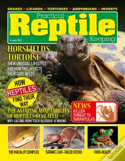 Capa do artigo Practical Reptile Keeping - January 2022