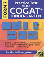 Practice Test For The Cogat Kindergarten Form 7 Level 5/6