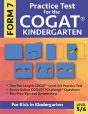Practice Test For The Cogat Kindergarten Form 7 Level 5/6 - Preview