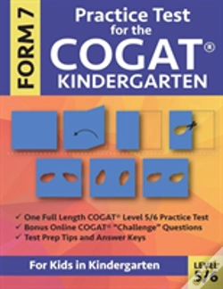 Capa do artigo Practice Test For The Cogat Kindergarten Form 7 Level 5/6