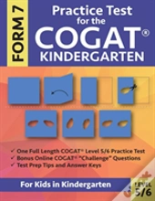 Practice Test For The Cogat Kindergarten Form 7 Level 5/6