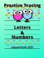 Practice Tracing Letters And Numbers - Preview