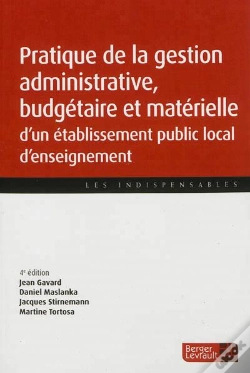 Capa do artigo Pratique De La Gestion Materielle D'Un Eple 4e Edition