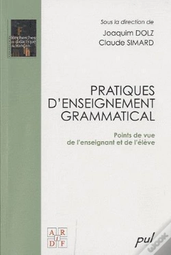Capa do artigo Pratiques D Enseignement Grammatical Point De Vue Enseignant Elev