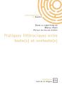 Pratiques Littéraciques Entre Texte(S) Et Contexte(S) - Preview