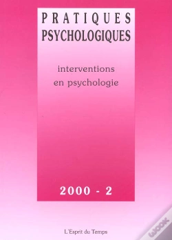 Capa do artigo Pratiques Psychologiques T.2 ; Interventions En Psychologie