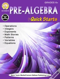 Capa do artigo Pre-Algebra Quick Starts, Grades 6 - 12