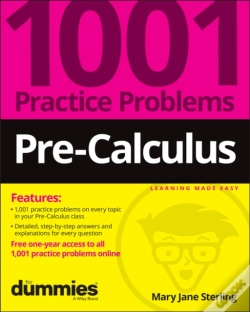 Capa do artigo Pre-Calculus: 1001 Practice Problems For Dummies (+ Free Online Practice)