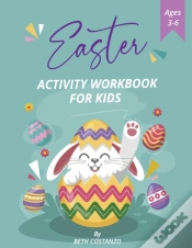 Capa do artigo Pre-K, Kindergarten Easter Activity Workbook For Kids! Ages 3-6