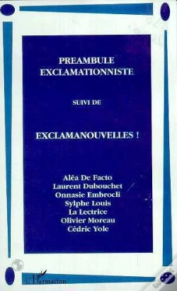 Capa do artigo Preambule Exclamationniste Suivi De Exclamanouvelles !