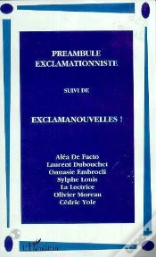 Capa do artigo Preambule Exclamationniste Suivi De Exclamanouvelles !