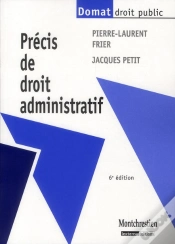 Capa do artigo precis de droit administratif. 6e editio