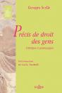 Précis De Droit Des Gens ; Principes Et Systématique - Preview