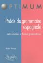 Précis De Grammaire Espagnole. Avec Exercices Et Thèmes Grammaticaux - Preview