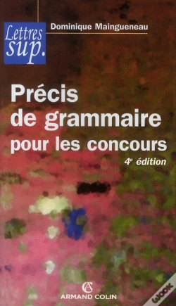 Capa do artigo Précis De Grammaire Pour Les Concours