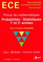 Precis De Maths Ece ; Probabilites Et Statistiques - Preview