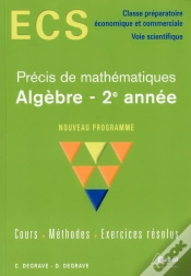 Capa do artigo Precis De Maths Ecs ; Algebre 2e Annee