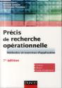 Précis De Recherche Opérationnelle ; Méthodes Et Exercices D'Application (7e Édition) - Preview