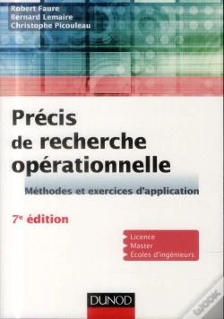 Capa do artigo Précis De Recherche Opérationnelle ; Méthodes Et Exercices D'Application (7e Édition)