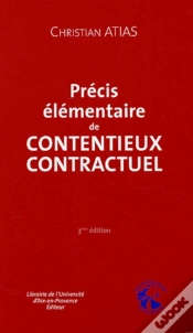 Capa do artigo Précis Élémentaire De Contentieux Contractuel : 3ème Édition.