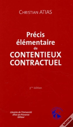 Capa do artigo Précis Élémentaire De Contentieux Contractuel : 3ème Édition.