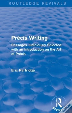 Capa do artigo Precis Writing (Routledge Revivals)