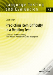 Capa do artigo Predicting Item Difficulty In A Reading Test