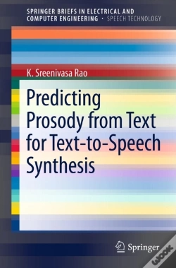 Capa do artigo Predicting Prosody From Text For Text-To-Speech Synthesis