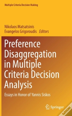Capa do artigo Preference Disaggregation In Multiple Criteria Decision Analysis