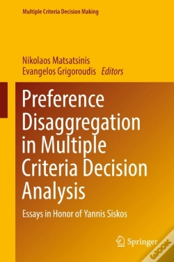 Capa do artigo Preference Disaggregation In Multiple Criteria Decision Analysis