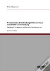 Preispolitische Entscheidungen Far Eine Neue Industrielle Serviceleistung