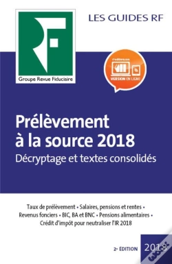 Capa do artigo Prelevement A La Source 2018