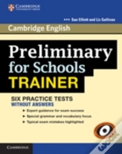 Capa do artigo Preliminary For Schools Trainer Six Practice Tests Without Answers