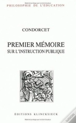 Capa do artigo Premier Mémoire Sur Instruction Publique