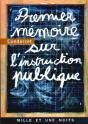 Premier Mémoire Sur L'Instruction Publique - Preview