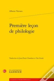 Capa do artigo Première Leçon De Philologie
