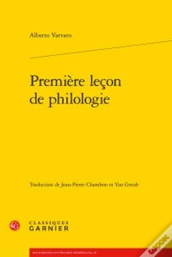 Capa do artigo Première Leçon De Philologie