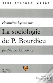 Capa do artigo Premières Leçons Sur La Sociologie De P. Bourdieu