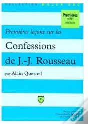 Capa do artigo Premières Leçons Sur Les Confessions De J.-J. Rousseau ; Premières Toutes Sections