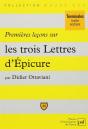 Premières Leçons Sur Les Trois Lettres, D'Épicure - Preview