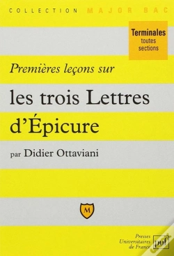 Capa do artigo Premières Leçons Sur Les Trois Lettres, D'Épicure
