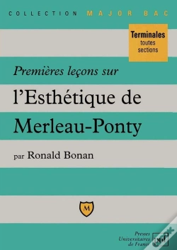 Capa do artigo Premières Leçons Sur L'Esthétique, De Merleau-Ponty