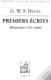 Capa do artigo Premiers Écrits (Francfort 1797-1800)