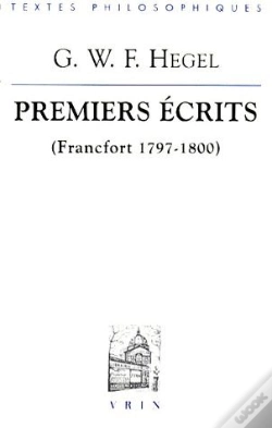 Capa do artigo Premiers Écrits (Francfort 1797-1800)