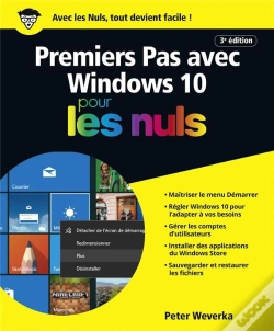 Capa do artigo Premiers Pas Avec Windows 10 3e Pour Les Nuls