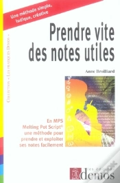 Capa do artigo Prendre Vite Des Notes Utiles