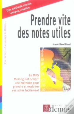 Capa do artigo Prendre Vite Des Notes Utiles