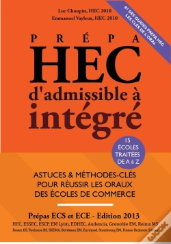 Capa do artigo Prepa Hec, D'Admissible A Integre - Edition 2013