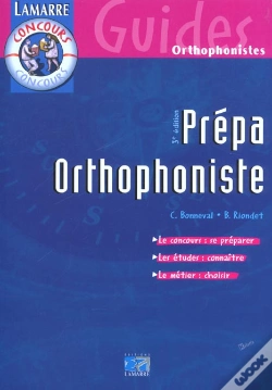 Capa do artigo Prepa Orthophoniste ; 3e Edition