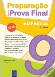 Capa do artigo Preparação para a Prova Final - Matemática 9.º Ano - 2016